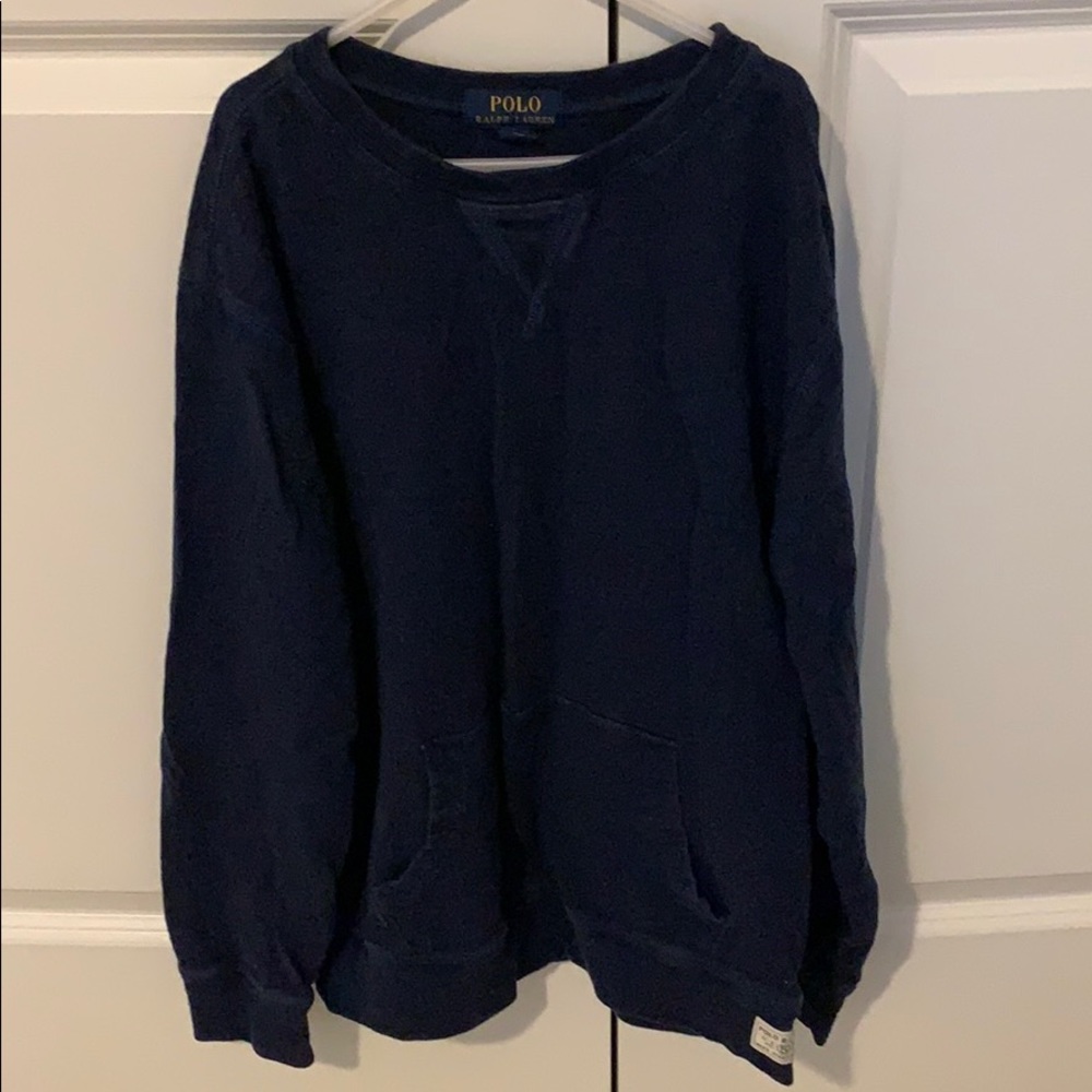 girls dark blue sweatshirt from polo ralph lauren